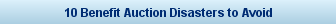 Let Kenny Lindsay Teach You How To Avoid Benefit Auction Disasters